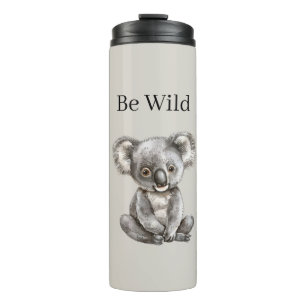 Be Wild Koala Bear Safari Animals Thermal Tumbler