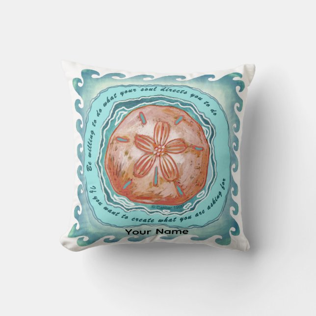 Be Willing  Throw Pillow (Front)