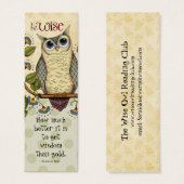 Be Wise - Bookmark (Front & Back)