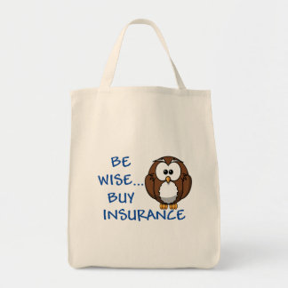 Be Wise Buy Insurance grocery tote