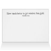 Be Wise - Card (Inside Horizontal (Top))