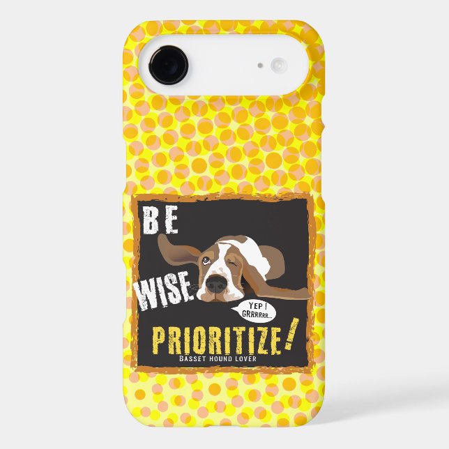Be Wise, Prioritize!  Case-Mate iPhone Case (Back)