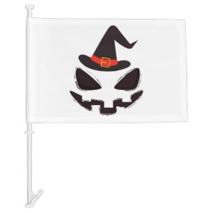 be witch halloween shirt for halloween car flag
