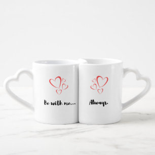 Be with me Always Couples Nesting Cups Mugs