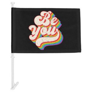 Be You! Car Flag