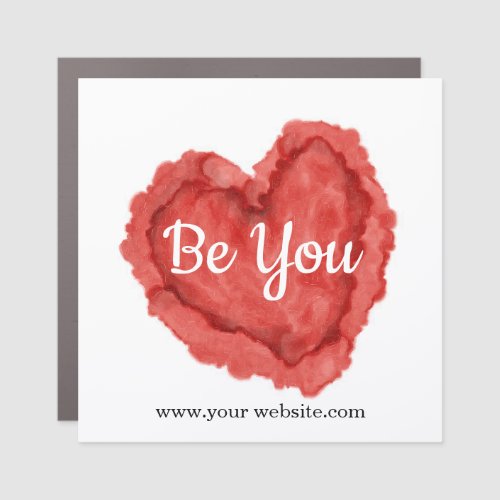 Be You Car Magnet