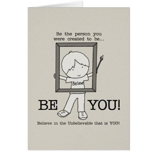 Be YOU! Cards (Front)