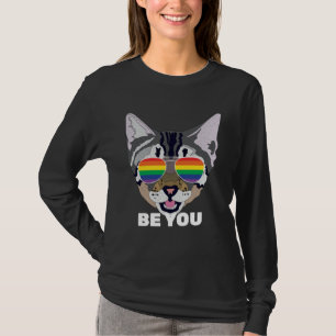 Be You Cat  Gay Pride T-Shirt