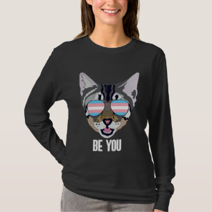 Be You Cat Trans Pride T-Shirt