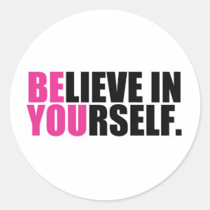 BE YOU CLASSIC ROUND STICKER