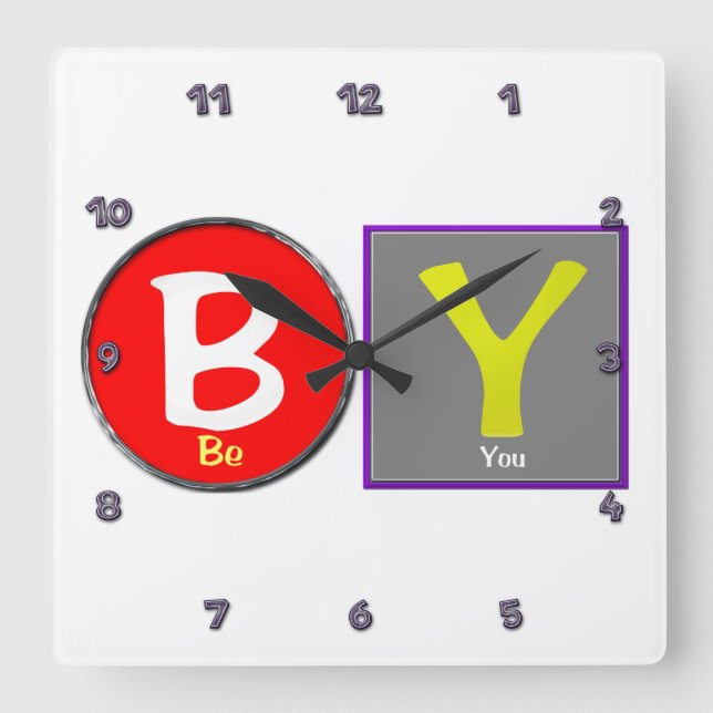 Be You Clock (Front)