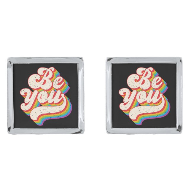 Be You! Cufflinks (Front)