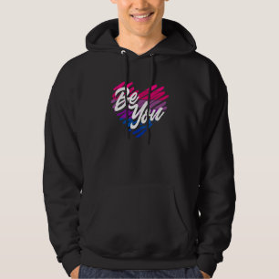 Be You Funny Bi Pride Flag Bisexual Hoodie