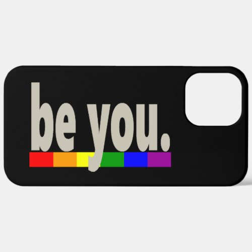 be you Gay Pride Rainbow Flag Carved Wood iPhone C iPhone 12 Pro Max Case