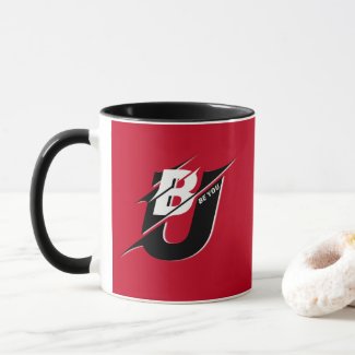 Be You Modern Red & Black Mug