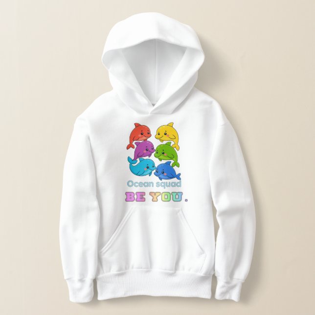 Be You - Ocean Squad Hoodie (Laydown)