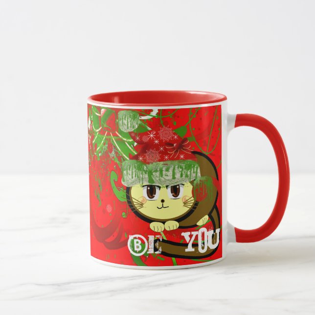 BE YOU Quotes Artsy Kitty wants you to BE YOU Mug (Right)