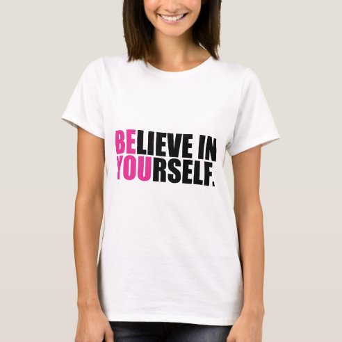 just be yourself t shirt