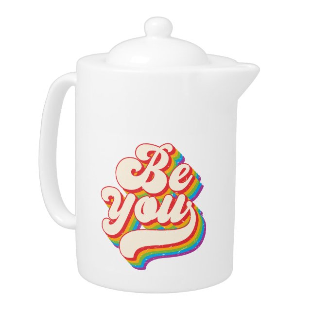Be You! Teapot (Left)