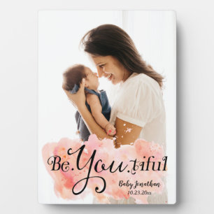 Be.You.tiful Baby Name & DOB Plaque
