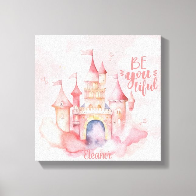 Be You Tiful Customizable Canvas Print (Front)