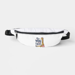 Be You Tiful Giraffe Roller Skate Vintage Shirt De Fanny Pack