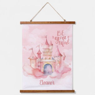 Be-You-Tiful Palace in the Pink Cloud customizable Hanging Tapestry