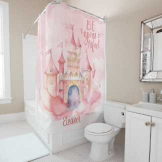 Be-You-Tiful Palace in the Pink Cloud customizable Shower Curtain