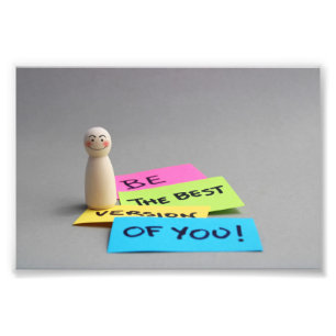 Be your best self photo print