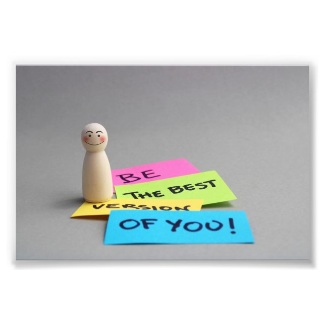Be your best self photo print (Front)