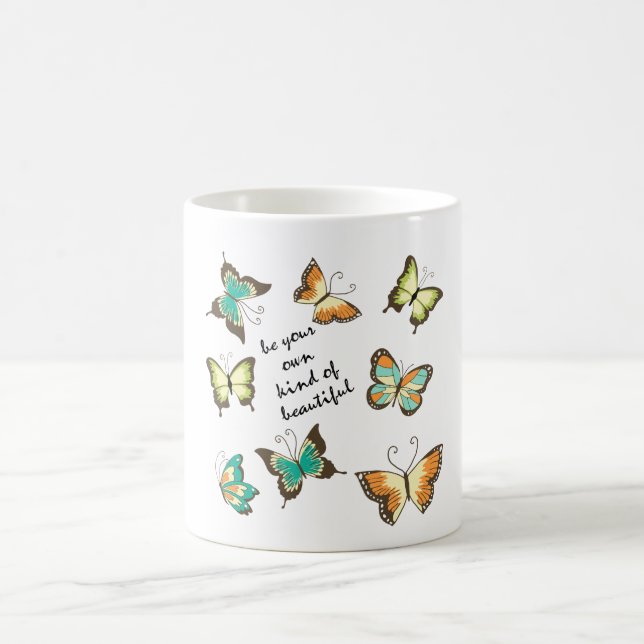 Be Your Own Beautiful Butterflies Coffee Mug (Center)