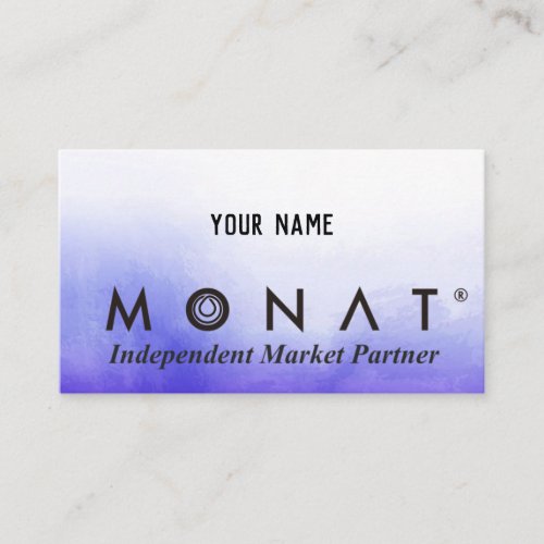 be your own boss MONAT business card