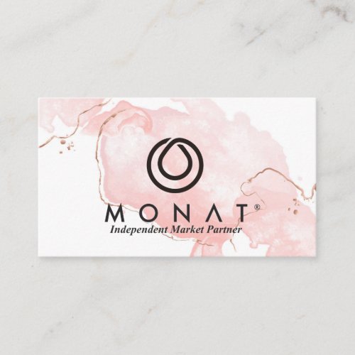 Be your own boss with MONAT_ Pink Business Card