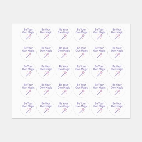 Be Your Own Magic Pastel Design Labels