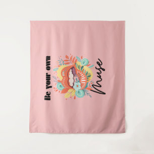 Be your own muse, Self-Love Quote Tapestry