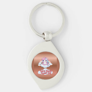 Be Your Own Rainbow Cute Unicorn  Keychain