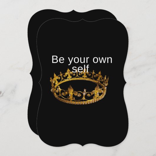 Be Your own self (Front/Back)