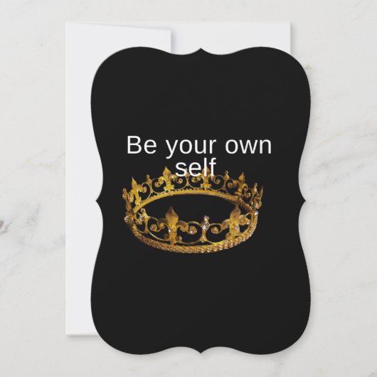 Be Your own self (Front)