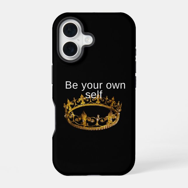 Be Your own self  iPhone Case (Back)