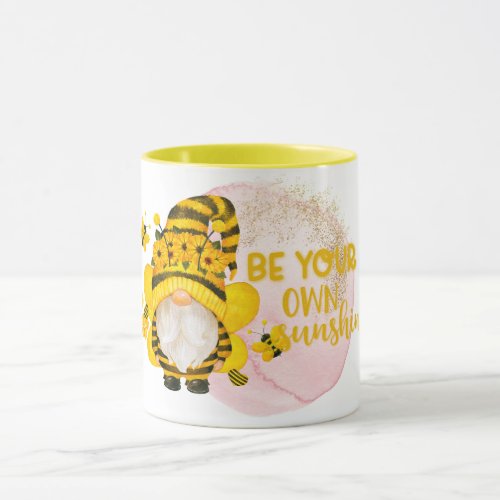 Be Your Own Sunshine Bee Gnome Mug