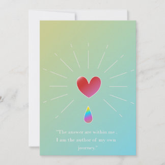 Be Your True Self – Empowering Greeting Card