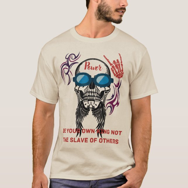 Be YourOwn King Motivational Birthday Gift for him T-Shirt (Front)