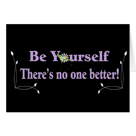 Be Yourself (Front Horizontal)