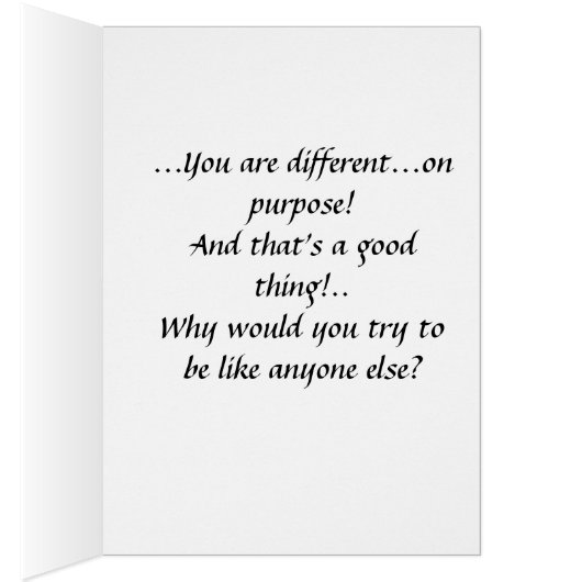 Be Yourself (Inside (Right))