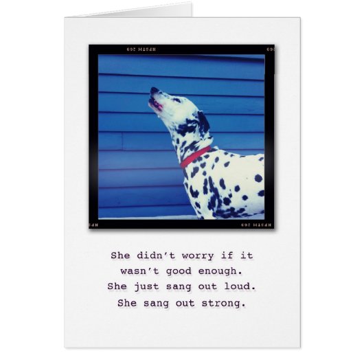Be Yourself! (blank) Cards (Front)