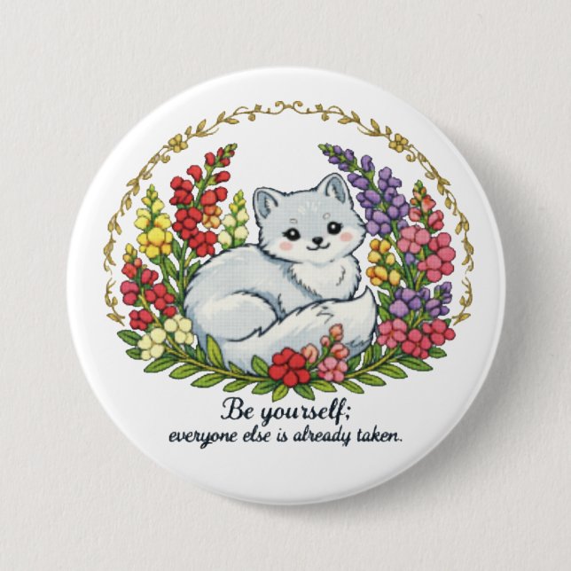 Be Yourself Button (Front)