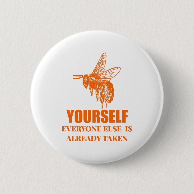 Be Yourself Button (Front)