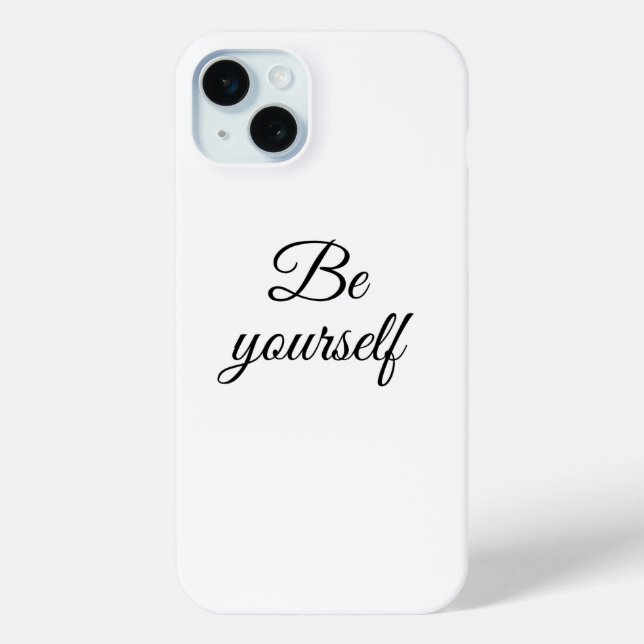 Be yourself Case-Mate iPhone case (Back)