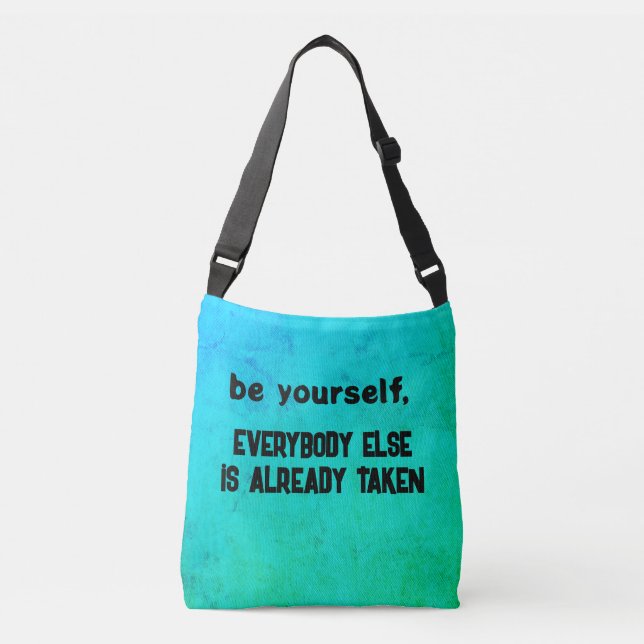 be yourself crossbody bag (Front)