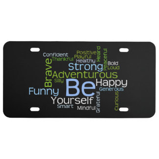 Inspirational License Plates | Zazzle